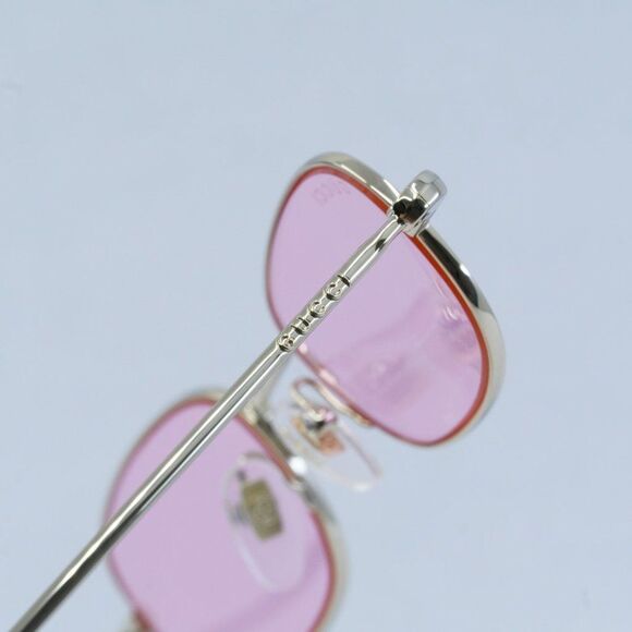 NEW GUCCI GG1648S 005 GOLD PINK SUNGLASSES - Picture 4 of 11
